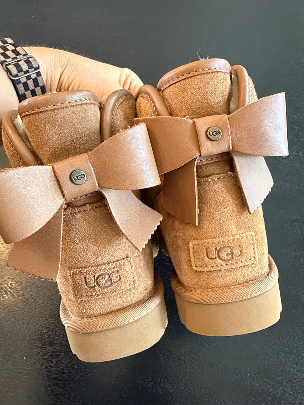 Ugg Boots with Leather Bows - Picture 4 of 7